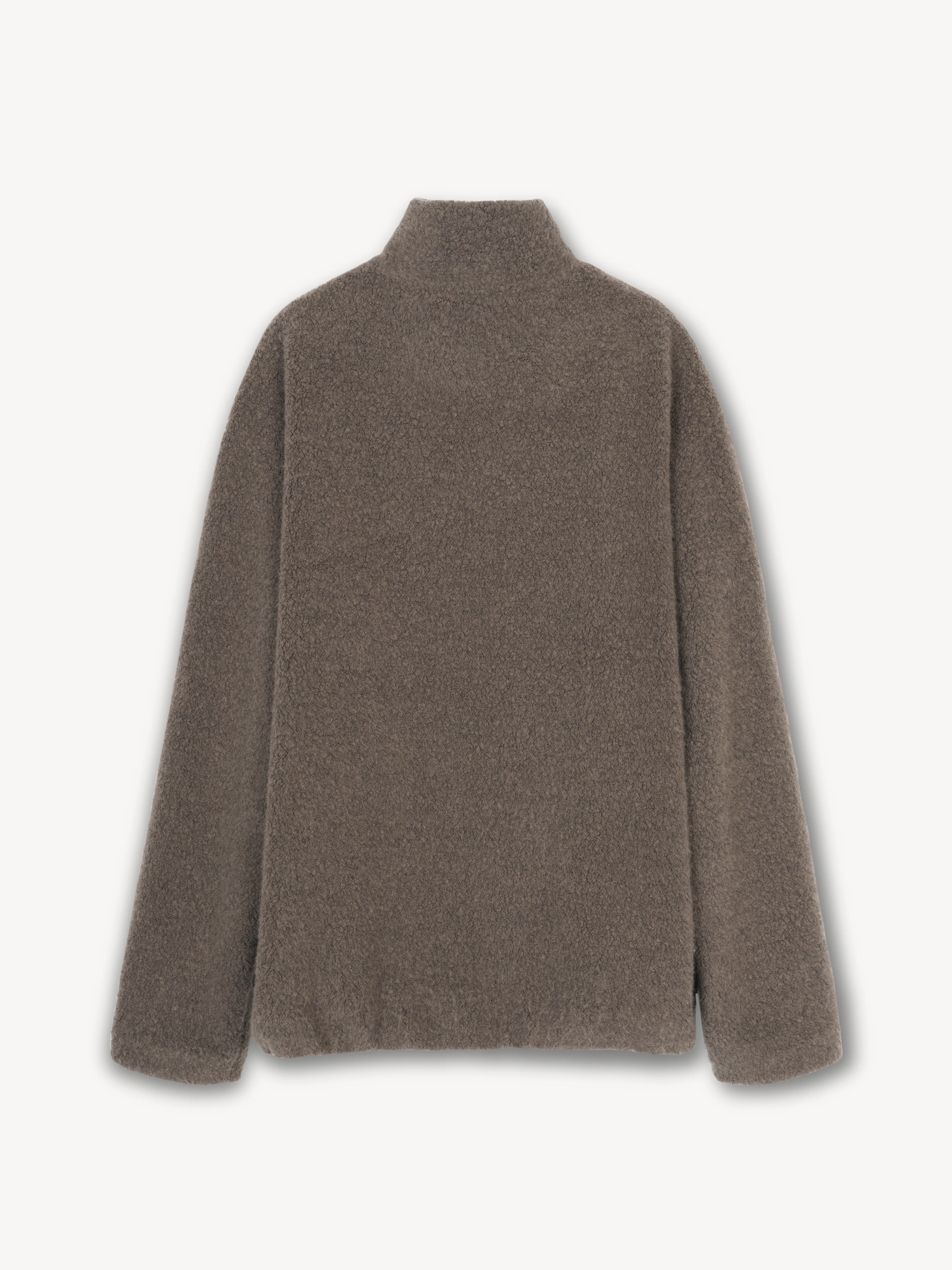 Boa Fleece Jacket in Virgin Wool/Angora - Image 2