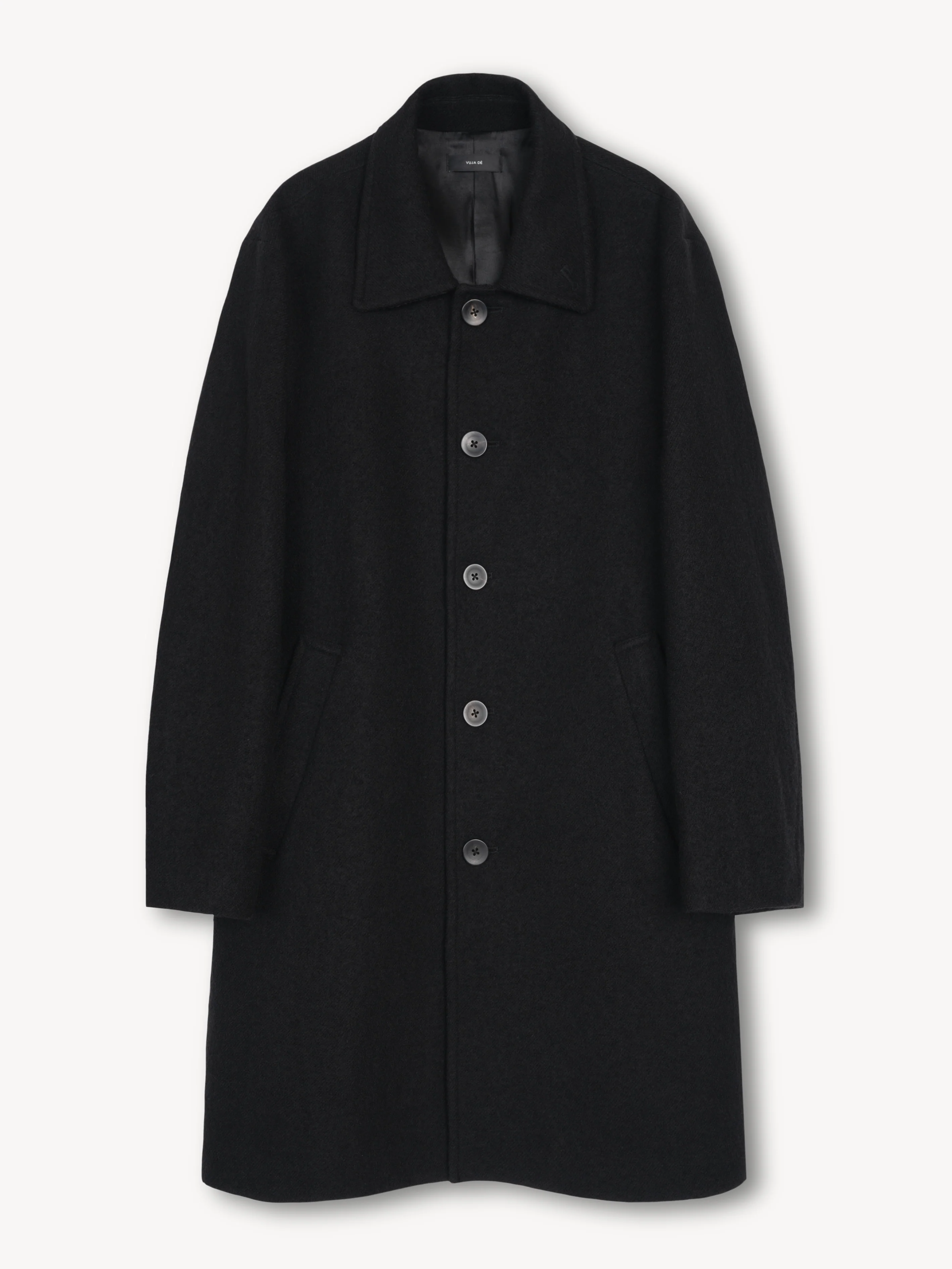 Car Coat in Boiled Wool