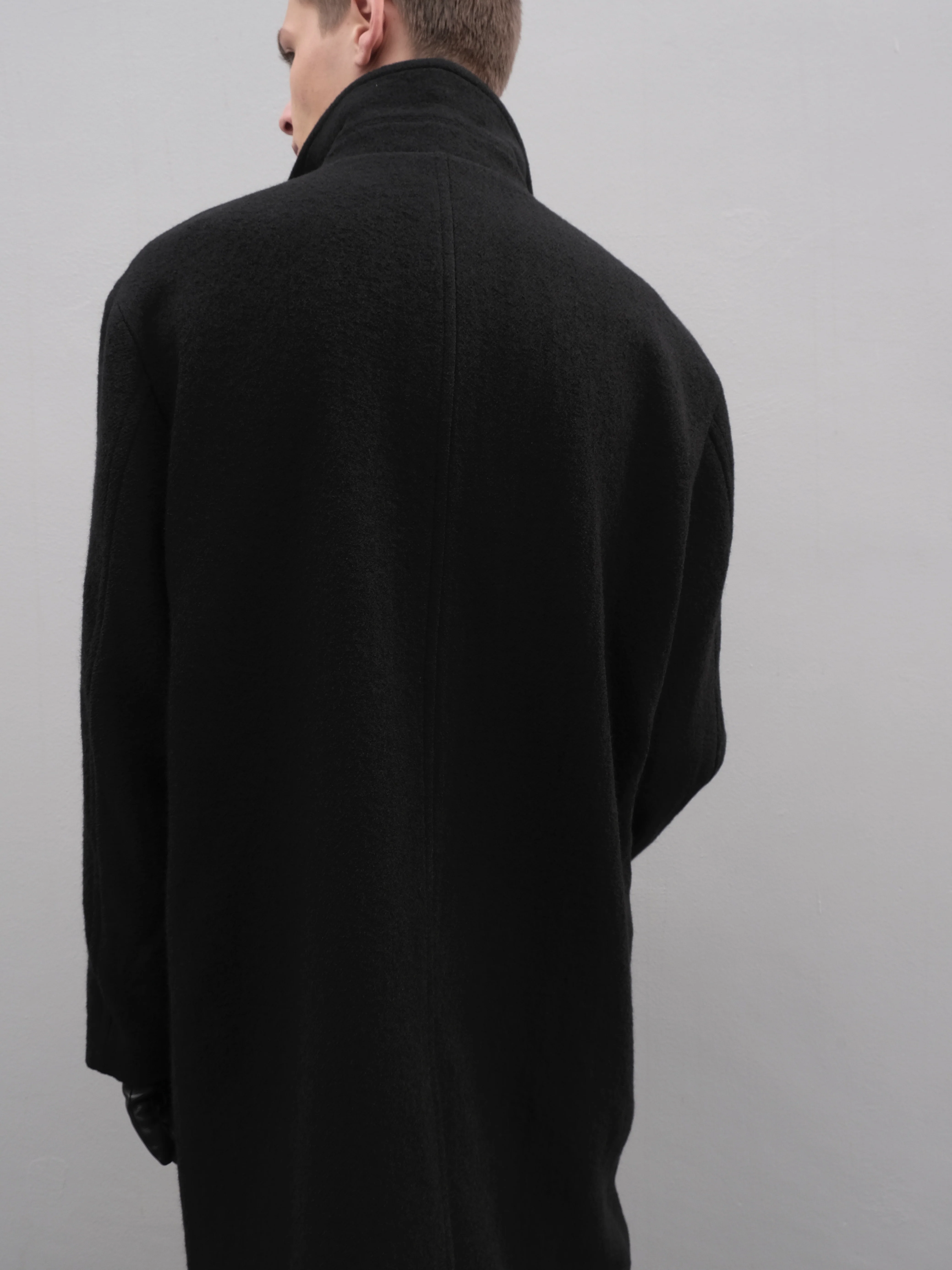 Car Coat in Boiled Wool - Image 4