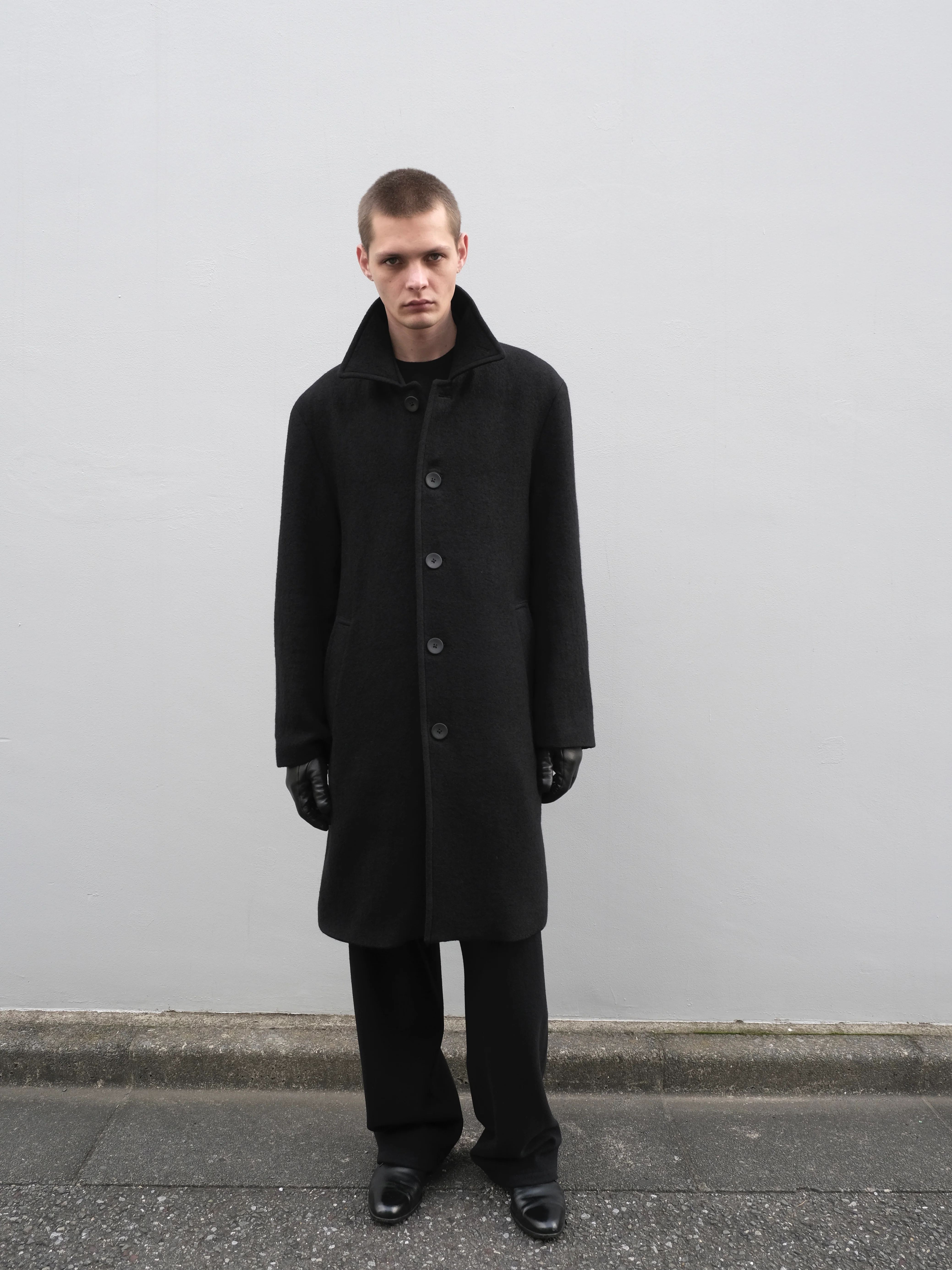 Car Coat in Boiled Wool - Image 6