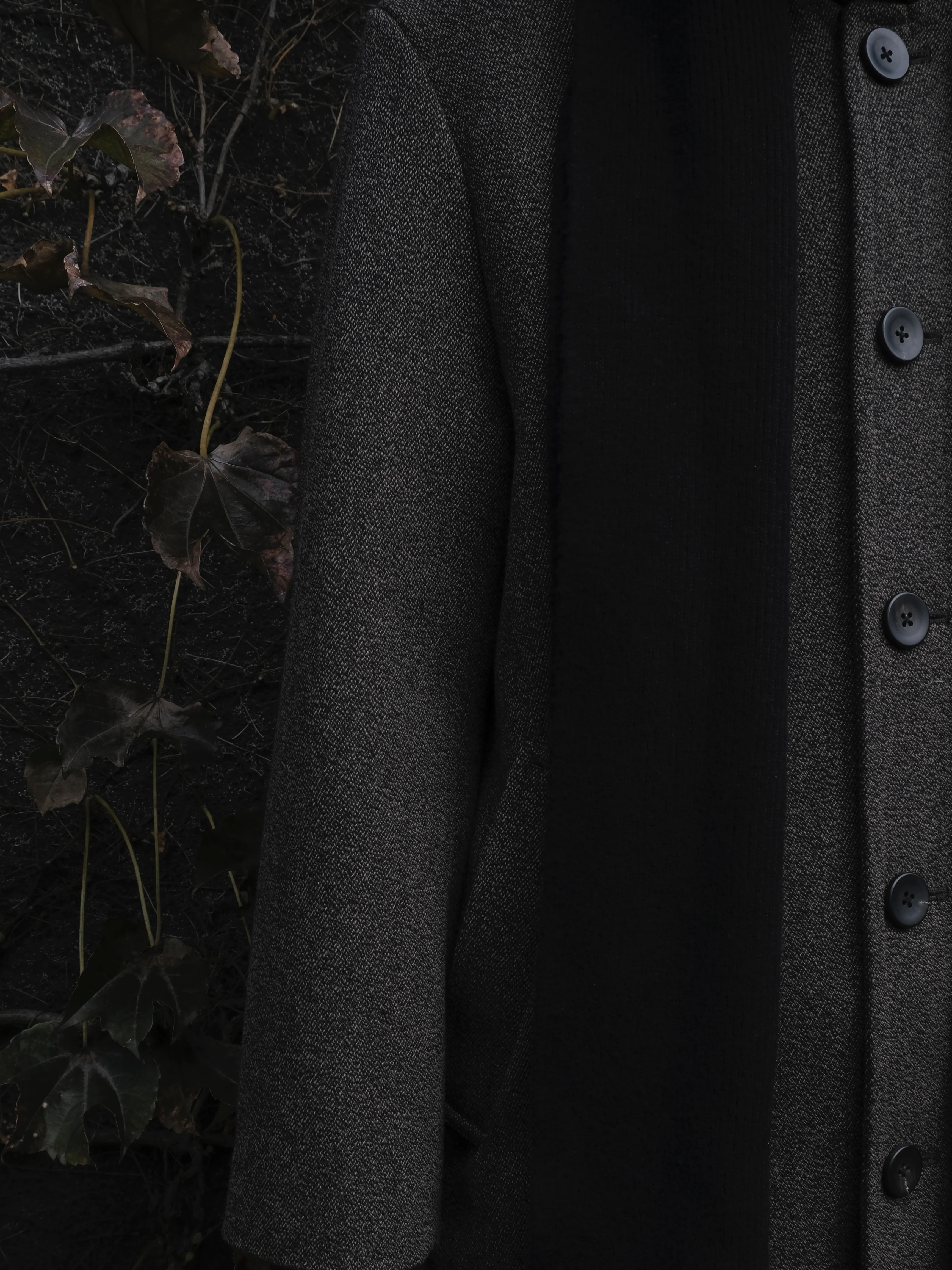 Car Coat in Wool/Leather - Image 4