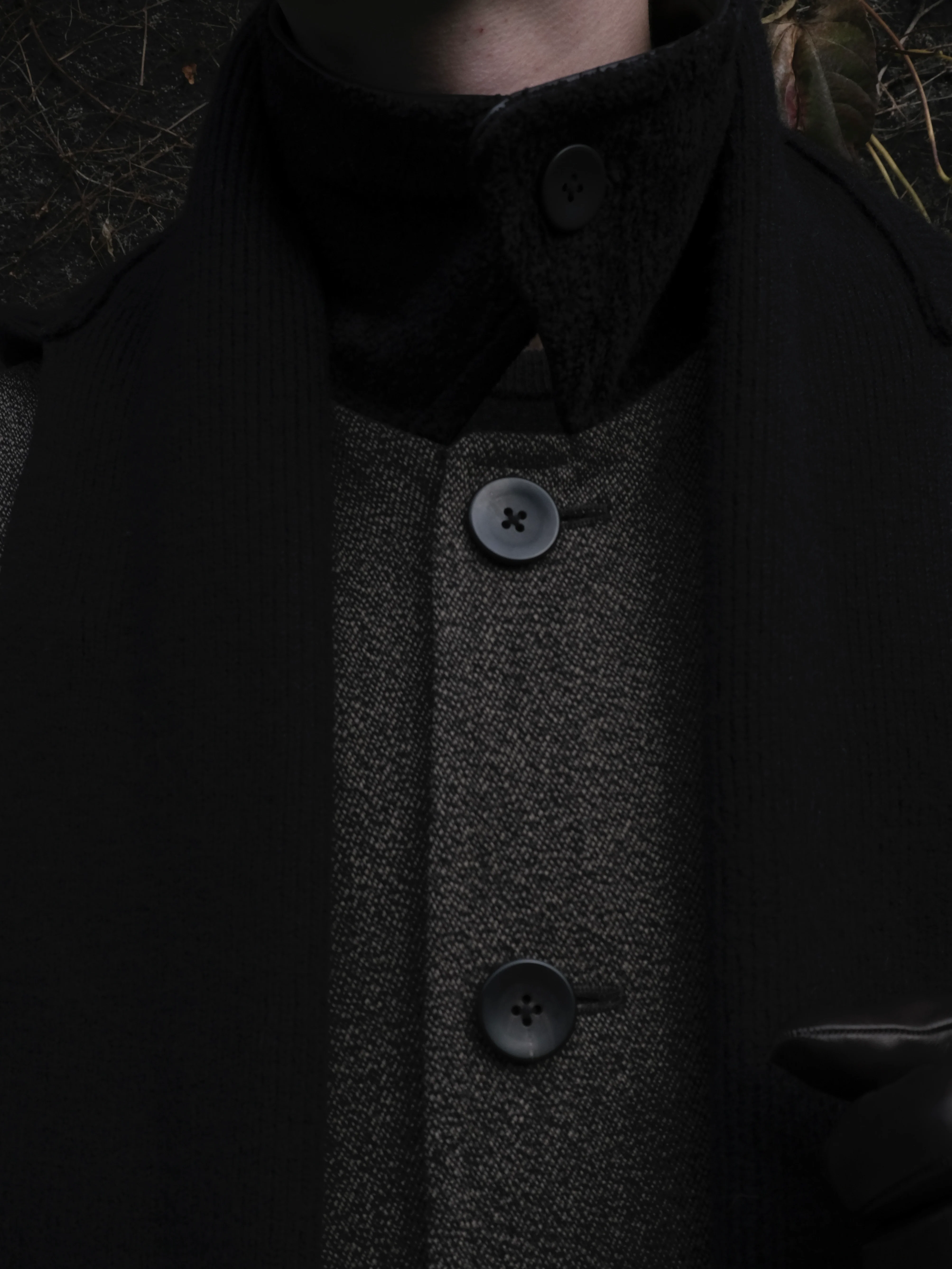 Car Coat in Wool/Leather - Image 5