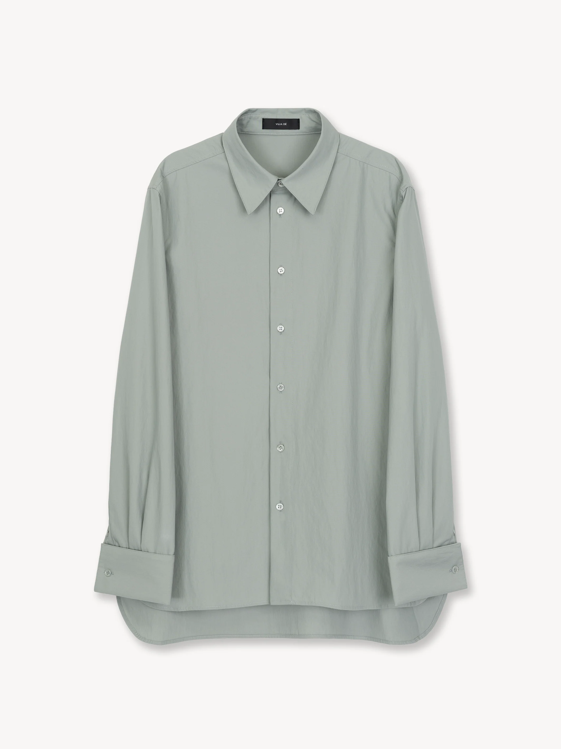 Double Cuff Shirt in Cotton/Nylon