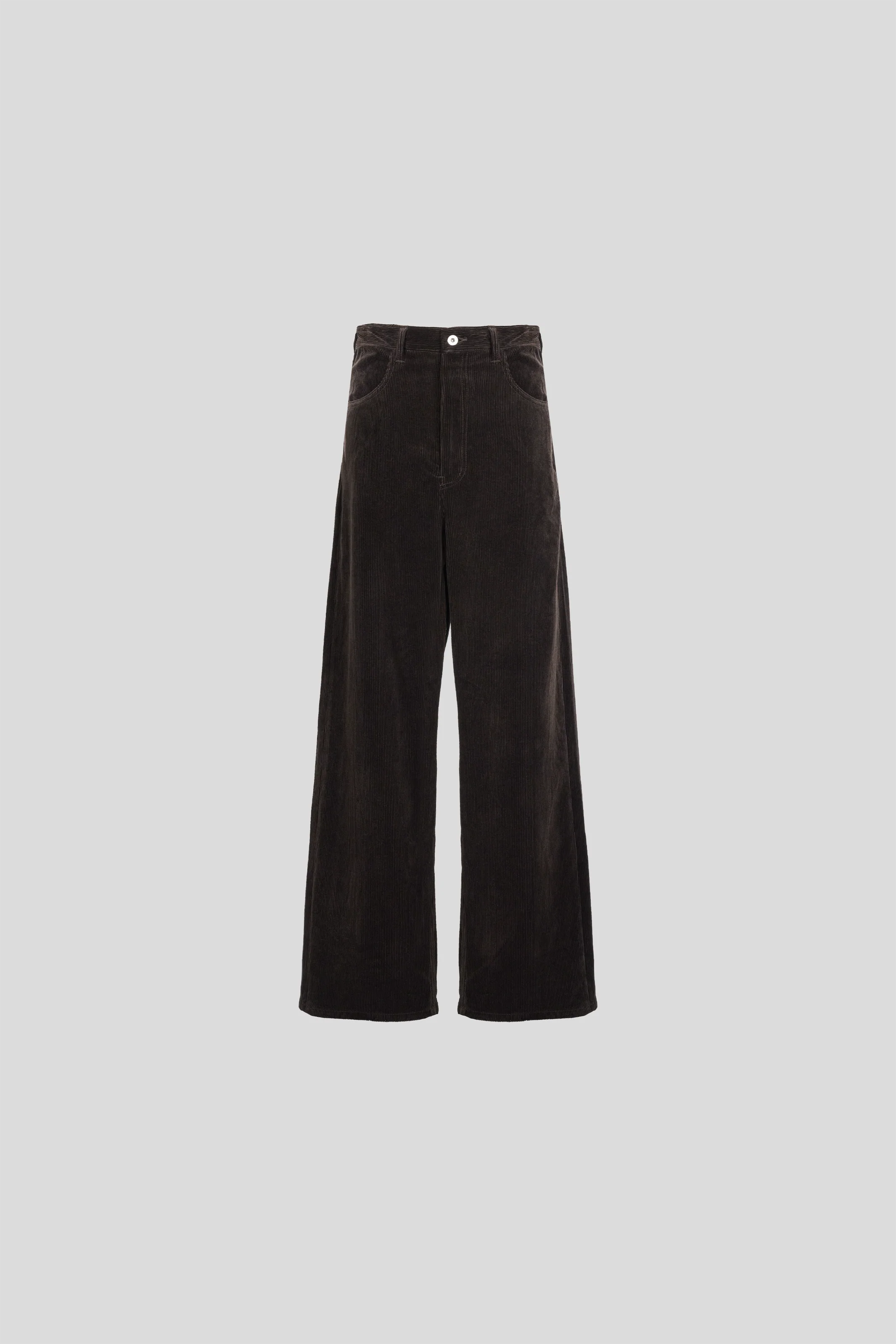 JUDE CORDUROY TROUSERS IN TOBACCO BROWN
