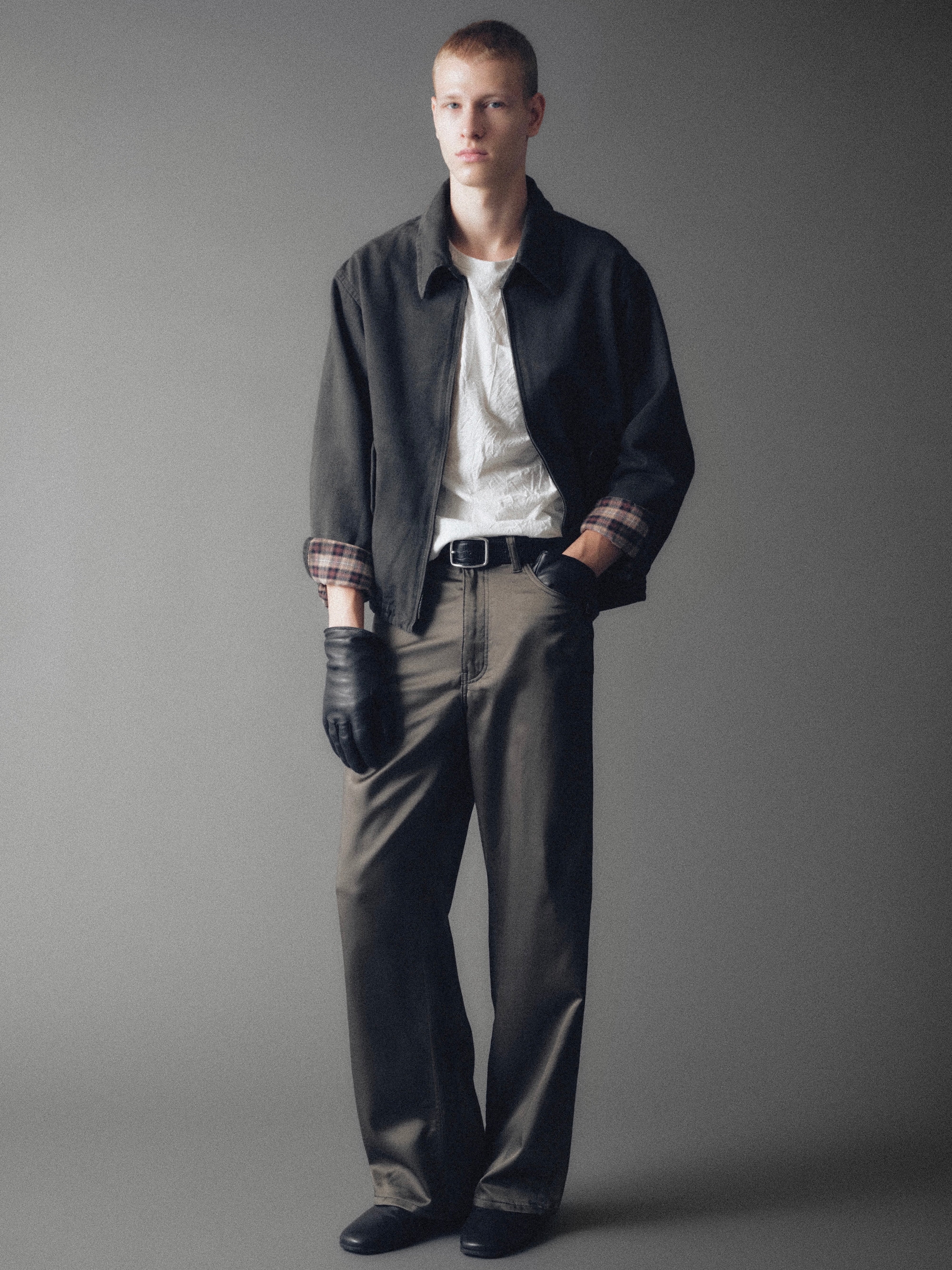 Leon Drizzler Jacket in Rope-Dyed Cotton & Cashmere - Image 3