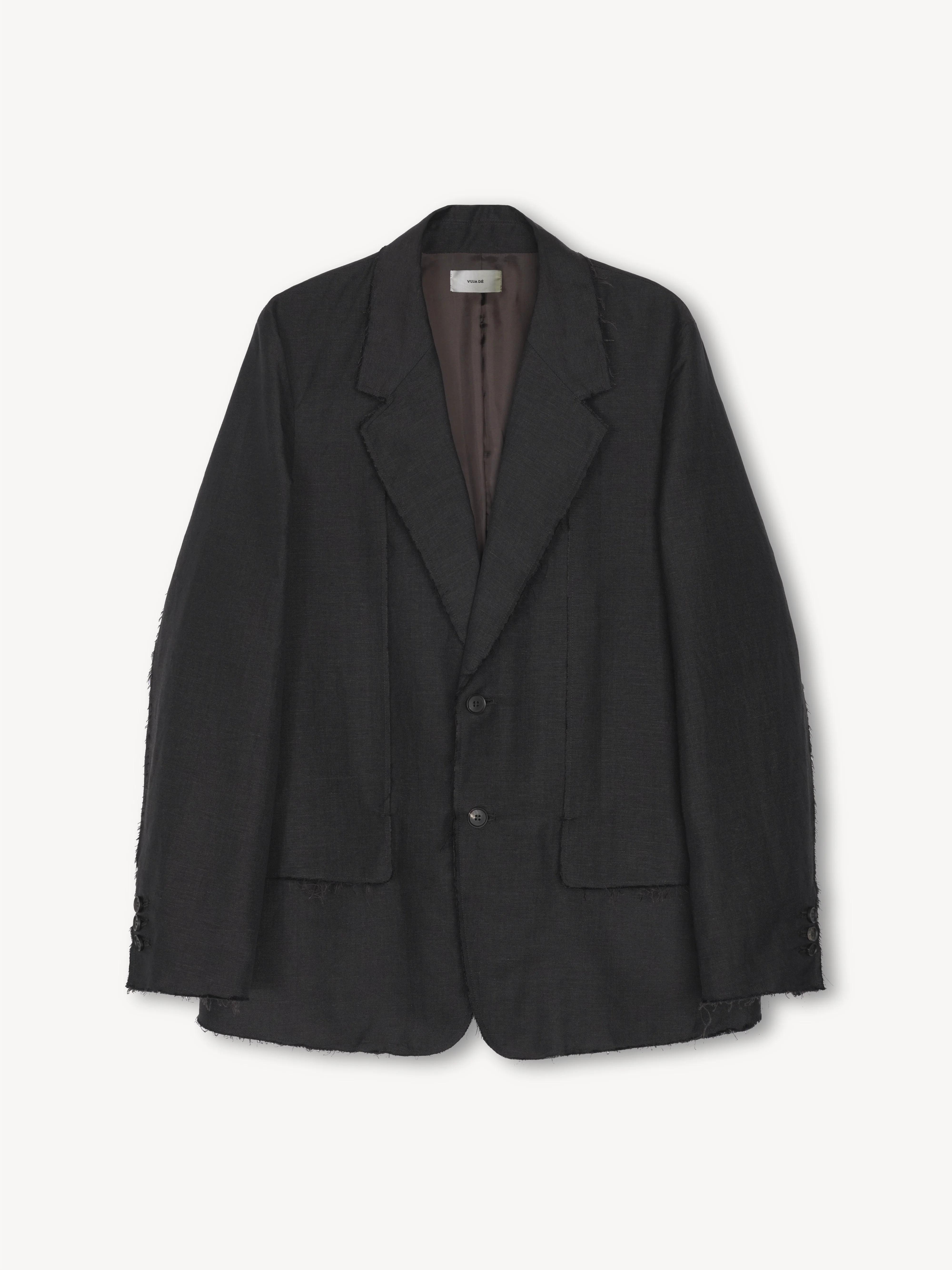 Luca Deconstructed Tailored Jacket in Wool & Linen