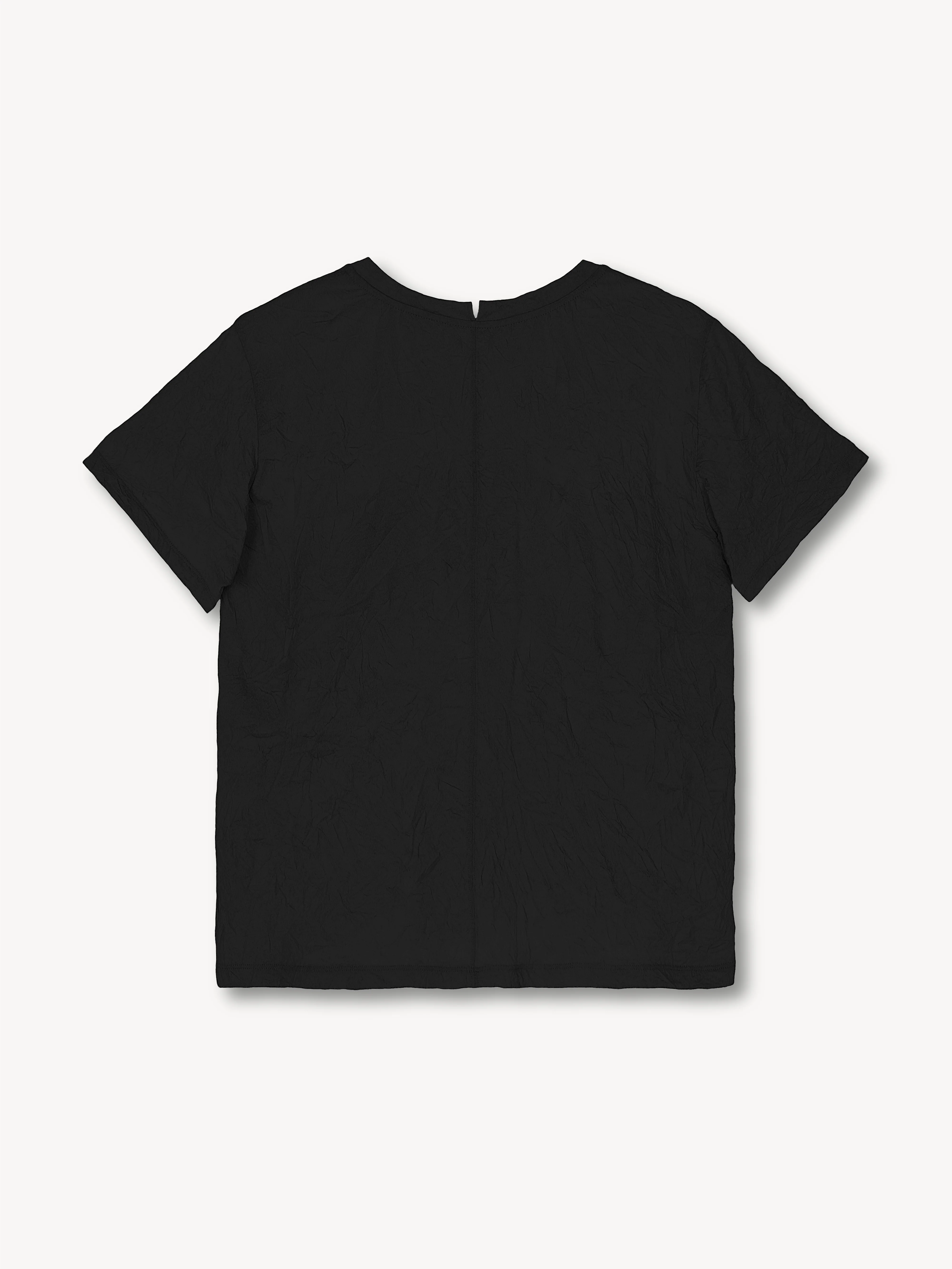 Otto Crinkled Pocket T-Shirt in Cotton - Image 6