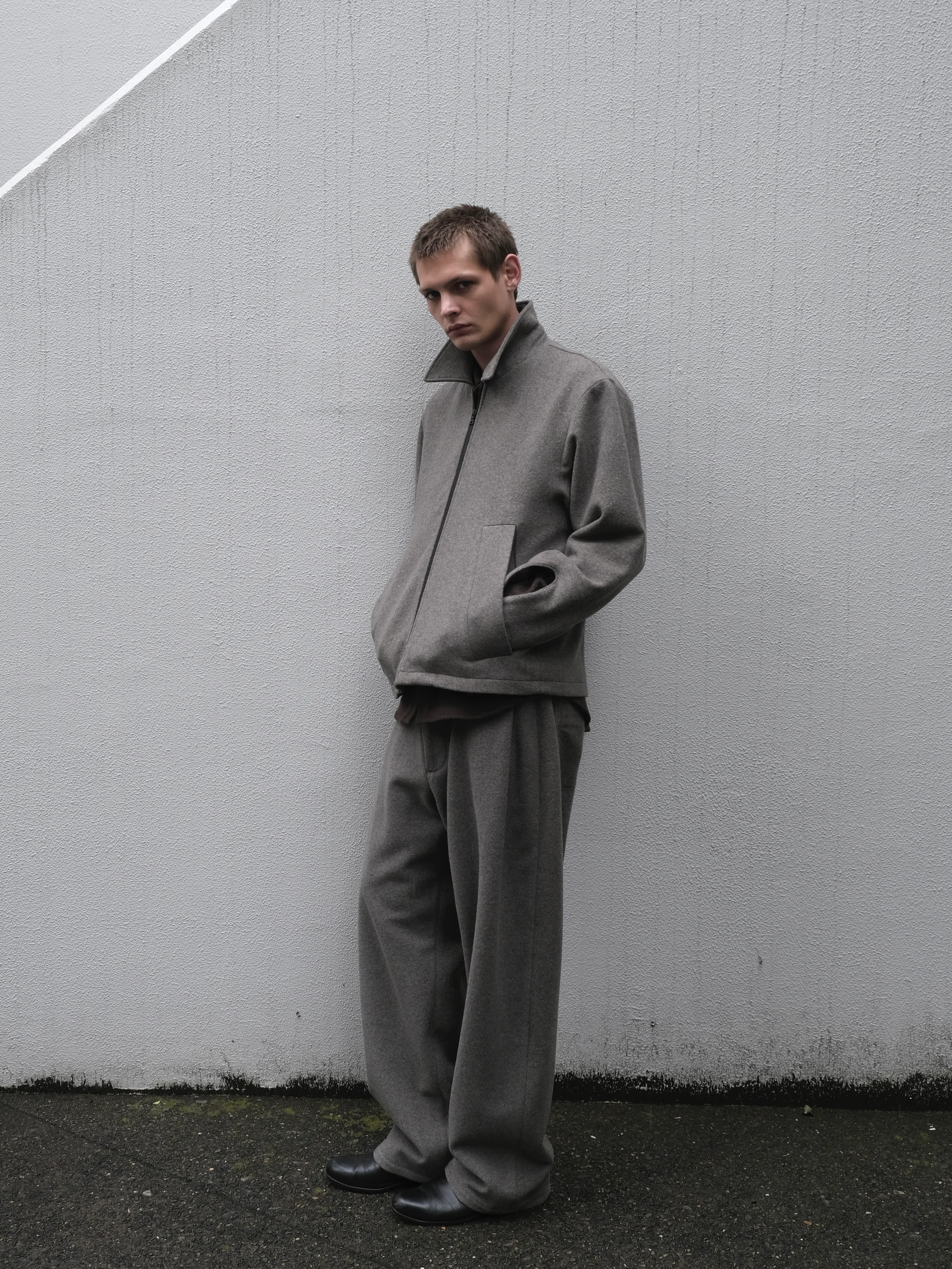 Relaxed Jacket in Wool/Cashmere - Image 4
