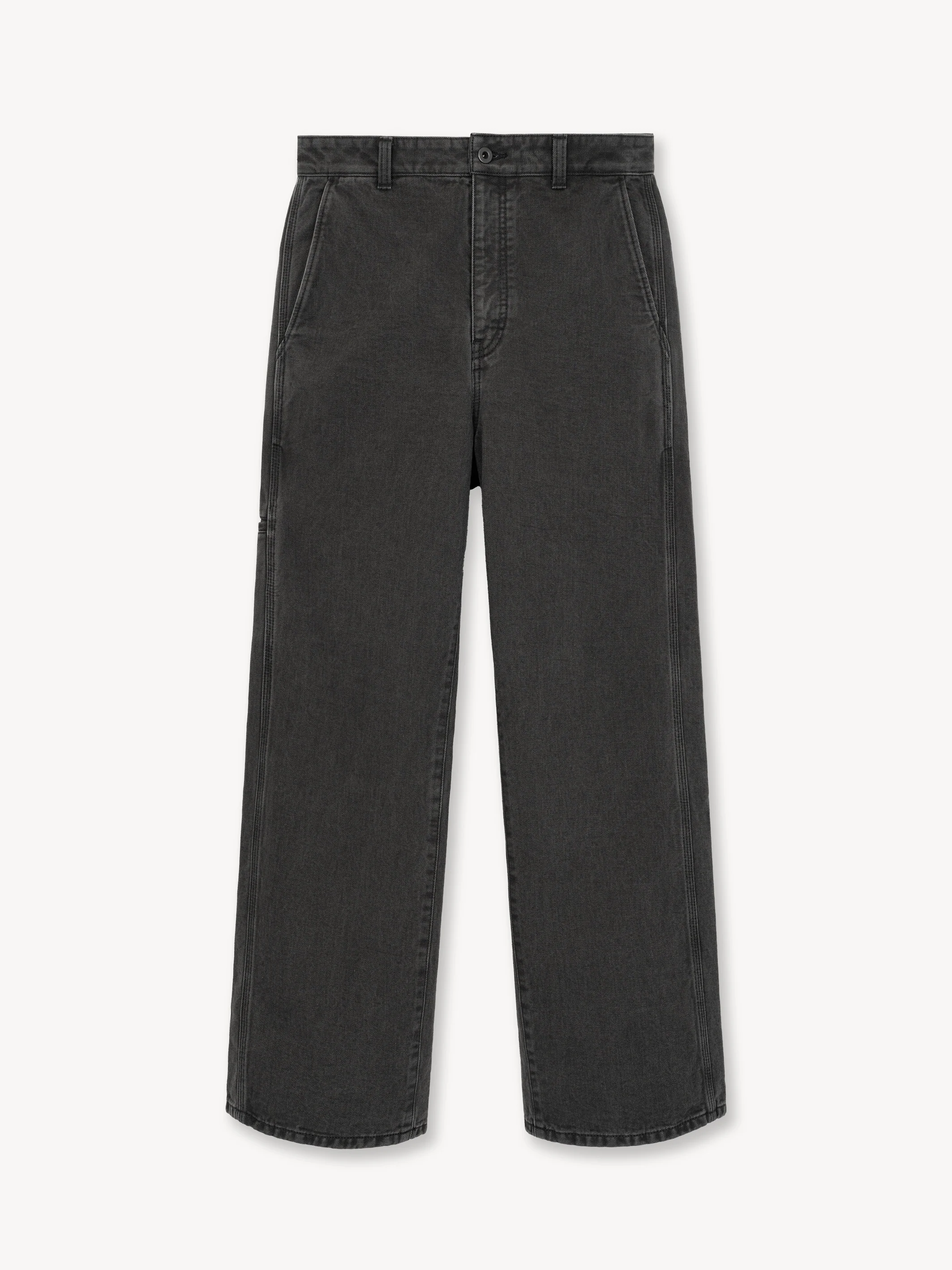 Rope-Dyed Pants in Cotton