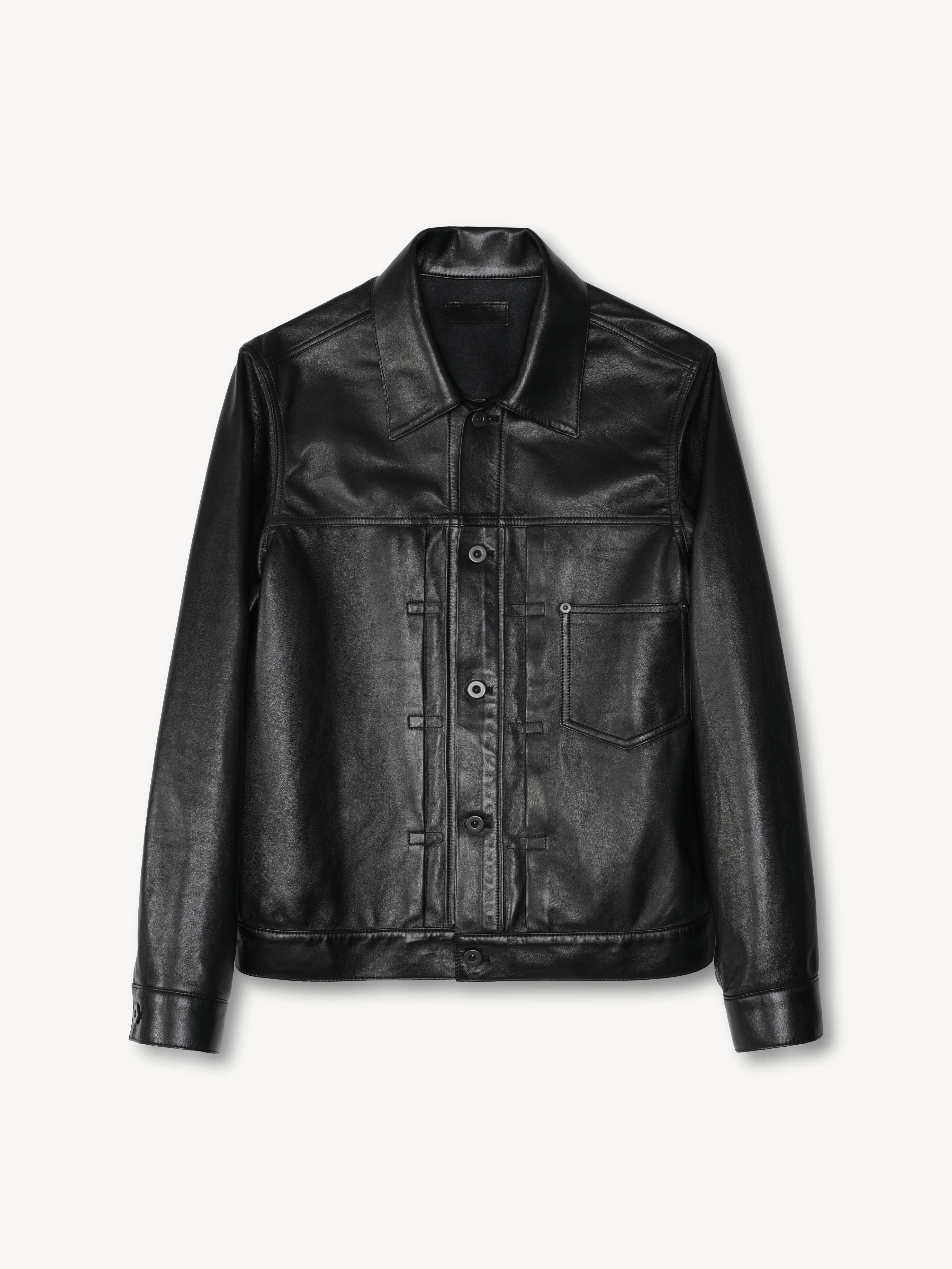 Tate Double-Face Leather Jacket in Sheepskin