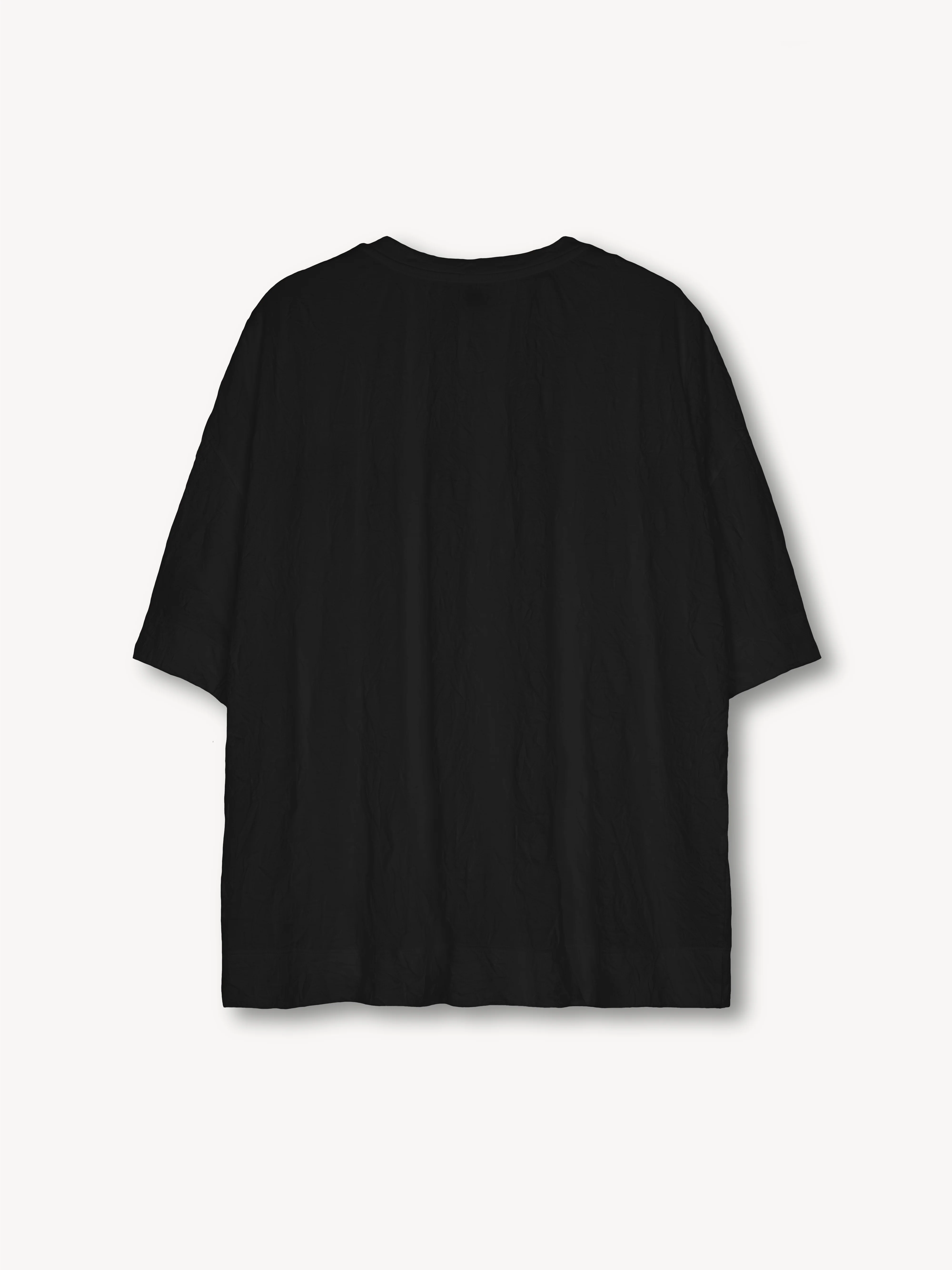 Totti Crinkled T-Shirt in Cotton - Image 5