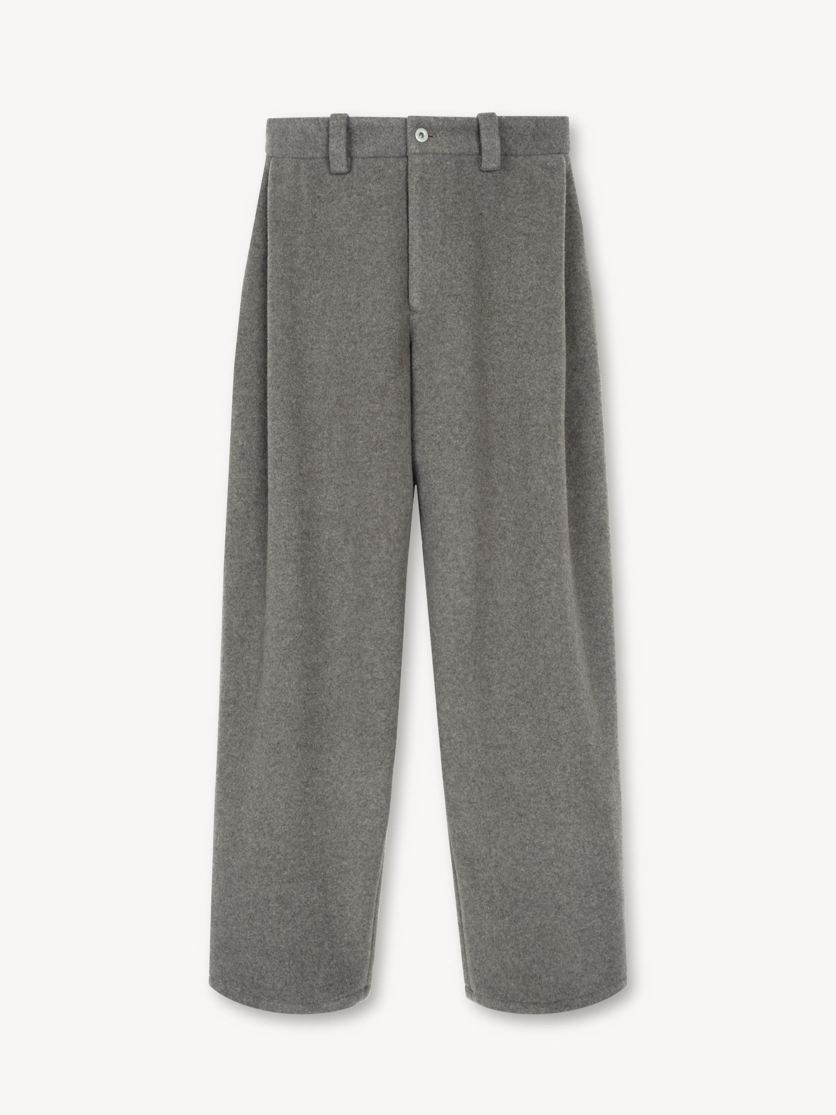 Two-Tuck Pocket Trousers in Wool/Cashmere