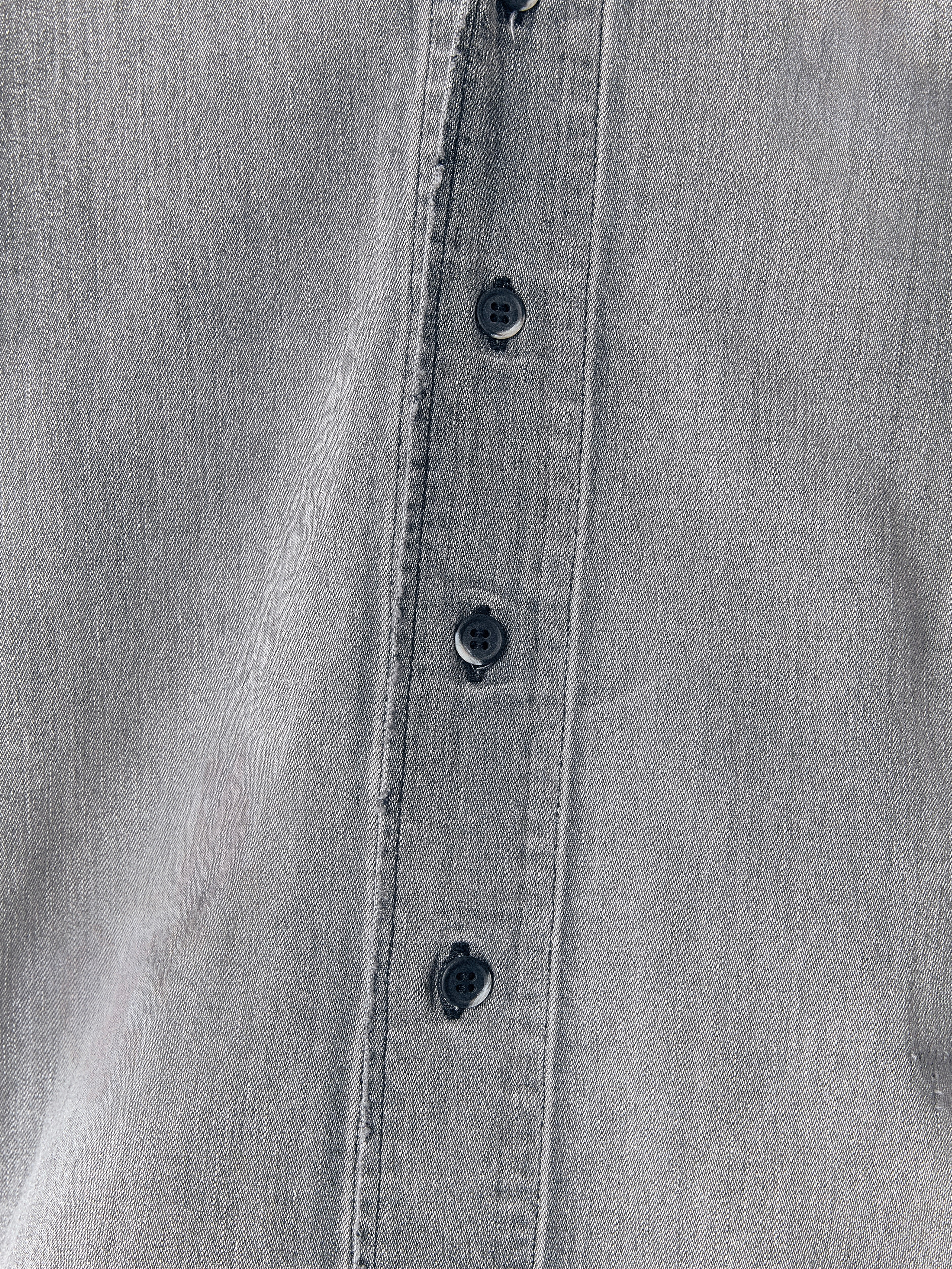 WYATT GRAY CHAMBRAY SHIRT IN DENIM - Image 5